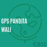 Gps Pandita Wali Primary School Logo