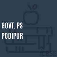 Govt. Ps Podipur Primary School Logo