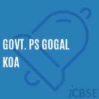Govt. Ps Gogal Koa Primary School Logo