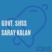 Govt. Shss Saray Kalan High School Logo