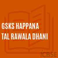 Gsks Happana Tal Rawala Dhani Primary School Logo
