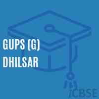 Gups (G) Dhilsar Middle School Logo