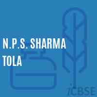 N.P.S. Sharma Tola Primary School Logo
