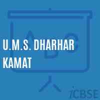 U.M.S. Dharhar Kamat Middle School Logo