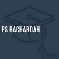 Ps Bachardah Primary School Logo