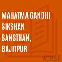 Mahatma Gandhi Sikshan Sansthan, Bajitpur Senior Secondary School Logo