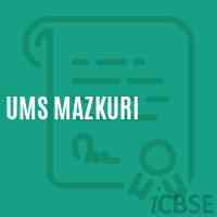 Ums Mazkuri Middle School Logo