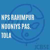 Nps Rahimpur Nooniys Pas. Tola Primary School Logo