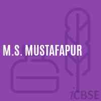 M.S. Mustafapur Middle School Logo