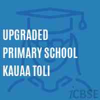 Upgraded Primary School Kauaa Toli Logo
