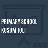 Primary School Kusum Toli Logo