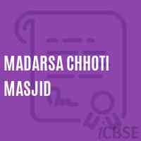 Madarsa Chhoti Masjid Primary School Logo