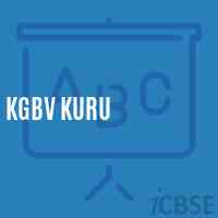 Kgbv Kuru Secondary School Logo