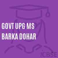 Govt Upg Ms Barka Dohar Middle School Logo