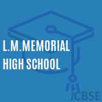 L.M.Memorial High School Logo