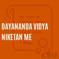Dayananda Vidya Niketan Me Middle School Logo