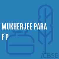 Mukherjee Para F P Primary School Logo