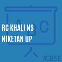 Rc Khali Ns Niketan Up Secondary School Logo
