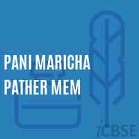 Pani Maricha Pather Mem Middle School Logo