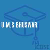 U.M.S.Bhuswar Middle School Logo