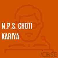 N.P.S. Choti Kariya Primary School Logo