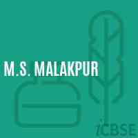 M.S. Malakpur Middle School Logo