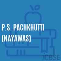 P.S. Pachkhutti (Nayawas) Primary School Logo