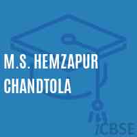 M.S. Hemzapur Chandtola Middle School Logo