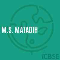 M.S. Matadih Middle School Logo
