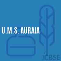U.M.S. Auraia Middle School Logo