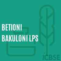 Betioni Bakuloni Lps Primary School Logo