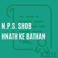 N.P.S. Shob Hnath Ke Bathan Primary School Logo