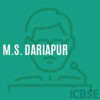 M.S. Dariapur Middle School Logo