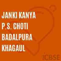 Janki Kanya P.S. Choti Badalpura Khagaul Primary School Logo