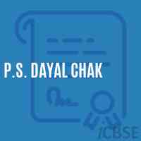 P.S. Dayal Chak Primary School Logo