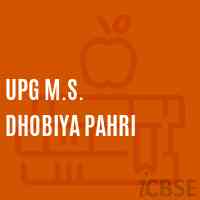 Upg M.S. Dhobiya Pahri Middle School Logo