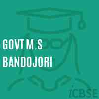 Govt M.S Bandojori Middle School Logo