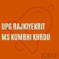 Upg Rajkiyekrit Ms Kumbhi Khrdu Middle School Logo