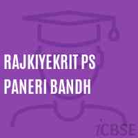 Rajkiyekrit Ps Paneri Bandh Primary School Logo