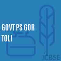 Govt Ps Gor Toli Primary School Logo