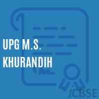 Upg M.S. Khurandih Middle School Logo