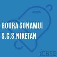 Goura Sonamui S.C.S.Niketan Primary School Logo