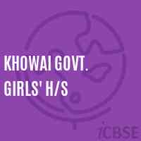 Khowai Govt. Girls' H/s Senior Secondary School Logo