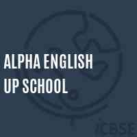 Alpha English Up School Logo