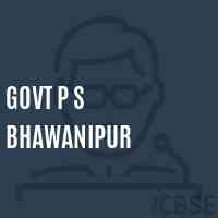 Govt P S Bhawanipur Primary School Logo