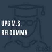 Upg M.S. Belgumma Middle School Logo