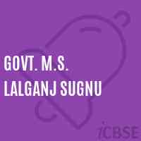Govt. M.S. Lalganj Sugnu Middle School Logo