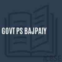 Govt Ps Bajpaiy Primary School Logo