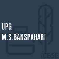 Upg M.S.Banspahari Middle School Logo