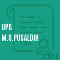 Upg M.S.Pusaldih Middle School Logo